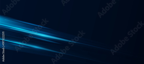 Abstract Blue Speed Lines Technology Background