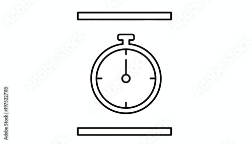 Stopwatch Icon Symbolizing Time Management and Speed