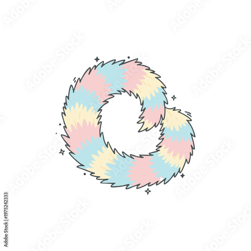 fluffy pastel feather boa party accessory