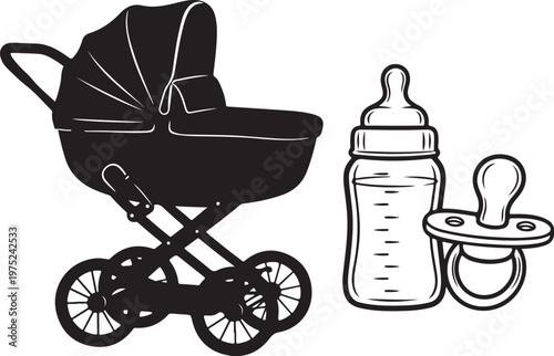 Baby Stroller and Accessories for Newborn Care Essentials