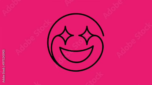 Smiling Face Emoticon Icon.