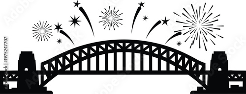 Spectacular kings birthday australia fireworks display over sydney harbour bridge a celebration of royalty