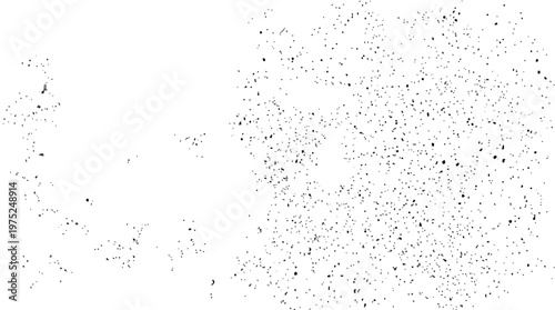 Speckled Particle Texture on White Background for Design and Art Projects.