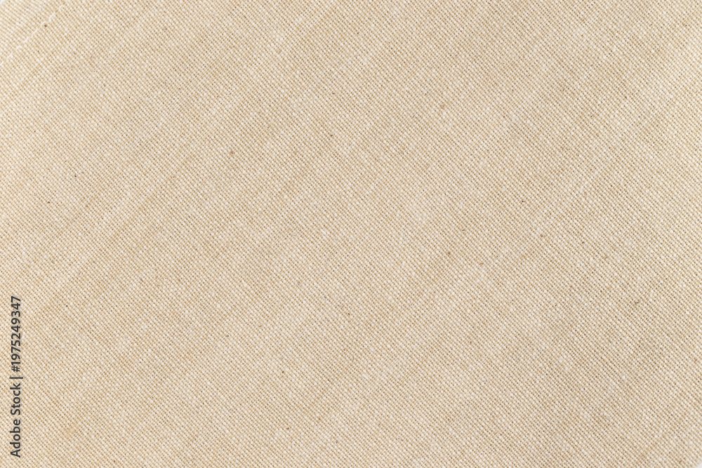 Fototapeta premium Light Beige Fabric Texture Background, Minimal Natural Linen Surface