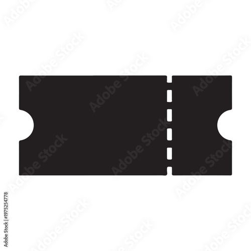 Ticket icon vector Event ticket simple icon