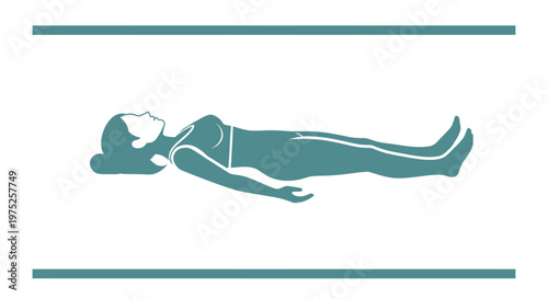 Woman in Savasana Pose, Relaxation and Mindfulness Concept