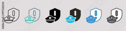 Enforcement Single Icon Pack Multistyle