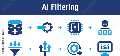 Workflow for filtering input data, classifying it, and generating structured outputs. Suitable for data systems, moderation tools, and automation platforms
