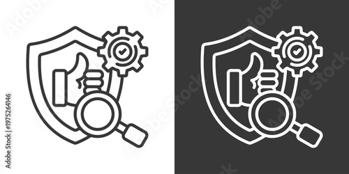 Reliability Icon Set Vector Collection Isolated In Black And White