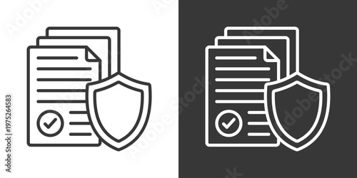Reliability Icon Set Vector Collection Isolated In Black And White