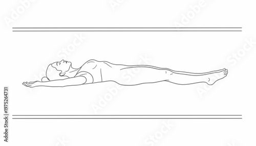 Woman Lying Down, Relaxation Pose, Peaceful Sleep, Calm Mind, Body Health