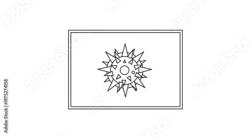 Abstract virus illustration, corona virus, microbe, bacteria, germ, microscopic organism