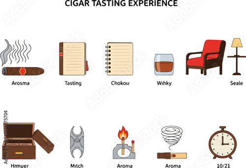 Cigar Tasting Experience A Visual Guide to Aroma, Tasting Notes, and Accessories