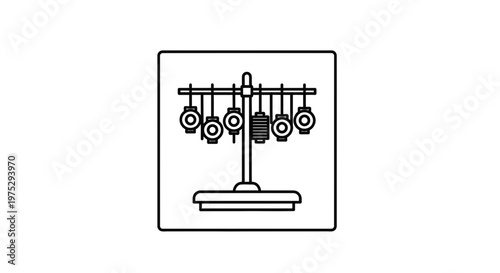 Watch Display Stand with Assorted Timepieces