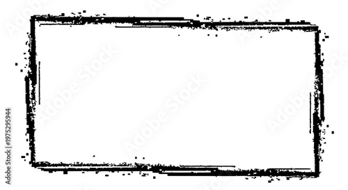 A rectangular shape with a grungy texture is prominently displayed.