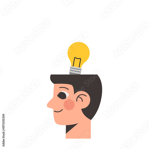 Positive Mindset Illustration