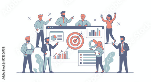 Successful Business Team Celebrating Achievement and Reaching Goals.