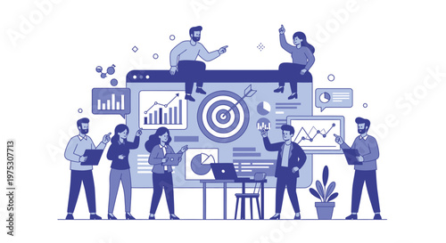 Team Collaboration and Data Analysis - Business Strategy and Planning.