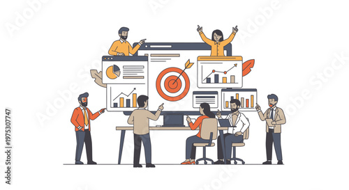Team Collaboration and Data Analysis for Business Success.