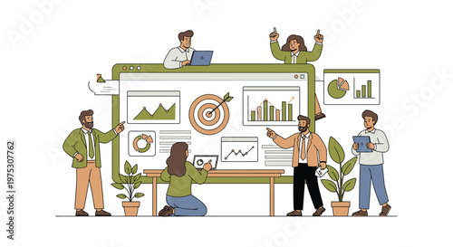 Team Collaboration and Data Analysis for Business Success.