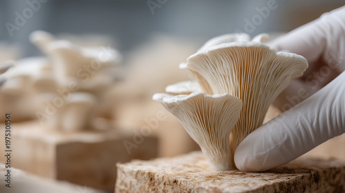Mushroom harvest: A close-u...