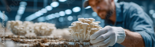 Mushroom Harvest in Industr...