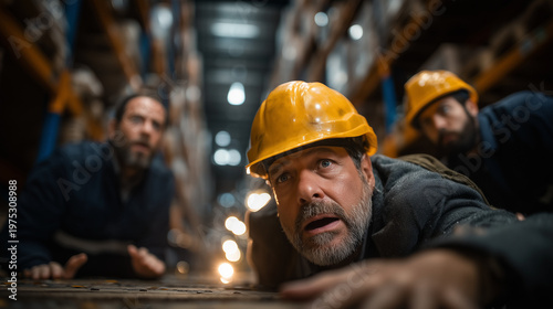 Warehouse Accident: A worke...