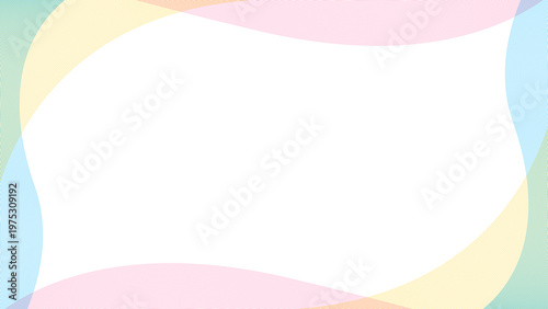 曲線のシンプルな背景、フレーム、16:9サイズ