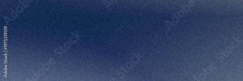 Schilderij op canvas Deep blue gradient with fine grain texture fades into soft gray, creating a cinematic, moody feel ideal for tech branding, film posters, and dramatic digital designs