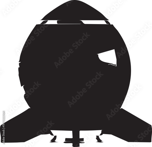 Black and white cartoon illustration of a businessman with a bag