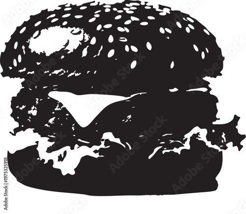 Vector illustration of girl and woman silhouettes