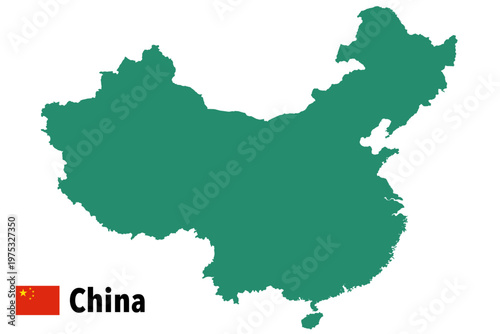 China map provinces vector illustration