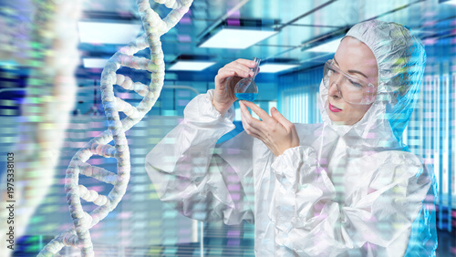 Biotechnology research, Lab...