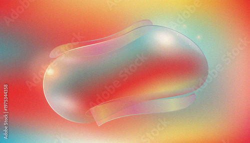 Abstract Glass Morphism Gradient Background for Presentation, Website, Corporate Banner, UI App Design, Modern Futuristic Branding