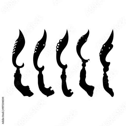 Kujang Siluet Vector Image And Illustration