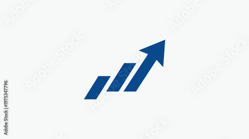 Free Download Abstract Growth Arrow and Bar Chart - GFXLoad