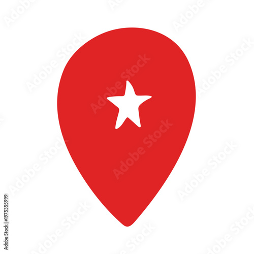 Free Download Hand drawn map pin Map marker pointer sign GPS and mapping tools Location pin symbol Pinpoint clipart in doodle style Single element for web, design - GFXLoad