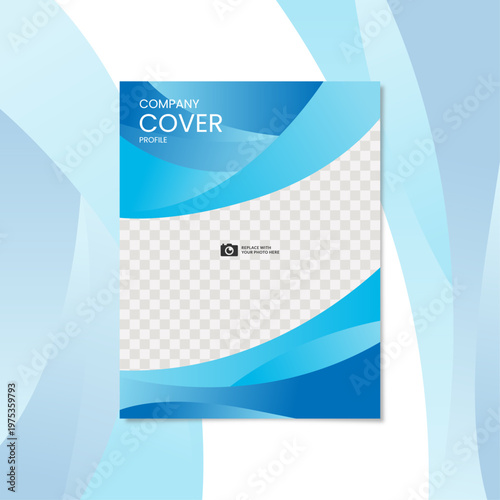 modern company profile cover design template for brand promotion