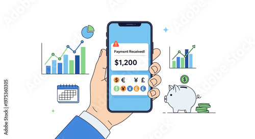 Mobile banking, finance app, money management, investment tracking