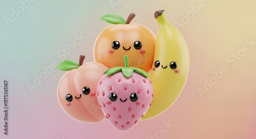A cheerful yellow toy chick smiles beside a colorful Easter egg and a spring flower, creating a funny holiday decoration isolated for a child's celebration