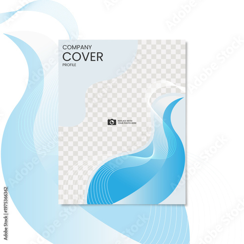 modern company profile cover design template for brand promotion