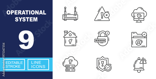 Advanced Operational System and Secure Network Management. Includes Wireless Router Connectivity, Cloud Server Protection, Smart Home Security, Authorized User Directory, System Alert Notification.