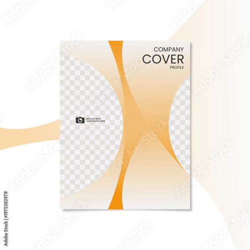 modern company profile cover design template for brand promotion