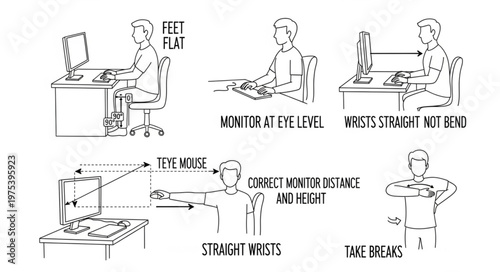 Ergonomic Workspace Setup for Health and Productivity.