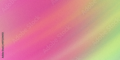 Cuadro en lienzo Vibrant gradient background with soft pink and green hues for modern design