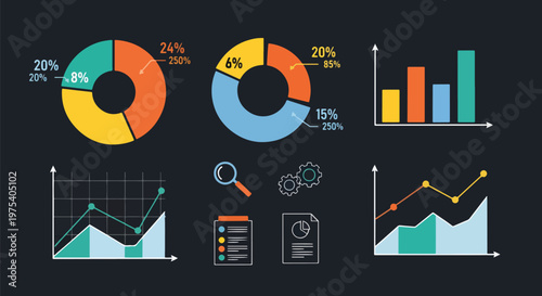 Flat Design Infographic Cha...