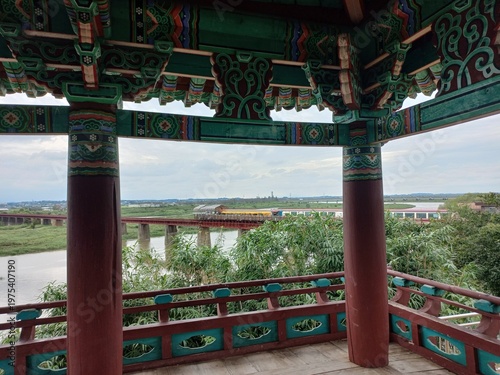 pavilion and landscape