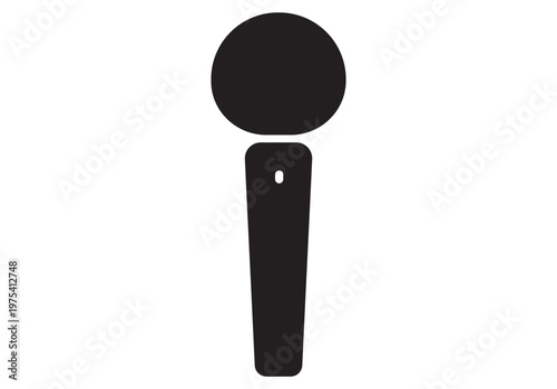 Studio Microphone Cut File Retro Microphone Radio Station Music Recording Radio Rec. Microphone Icons set.