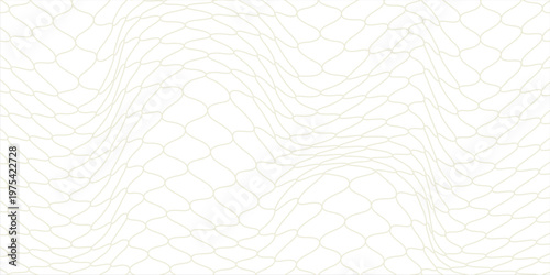 Mesh texture for fishing nets gold color gradient. Seamless pattern for sportswear or soccer goal, volleyball net, basketball hoop. vector