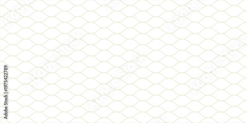 Mesh texture for fishing nets gold color gradient. Seamless pattern for sportswear or soccer goal, volleyball net, basketball hoop.